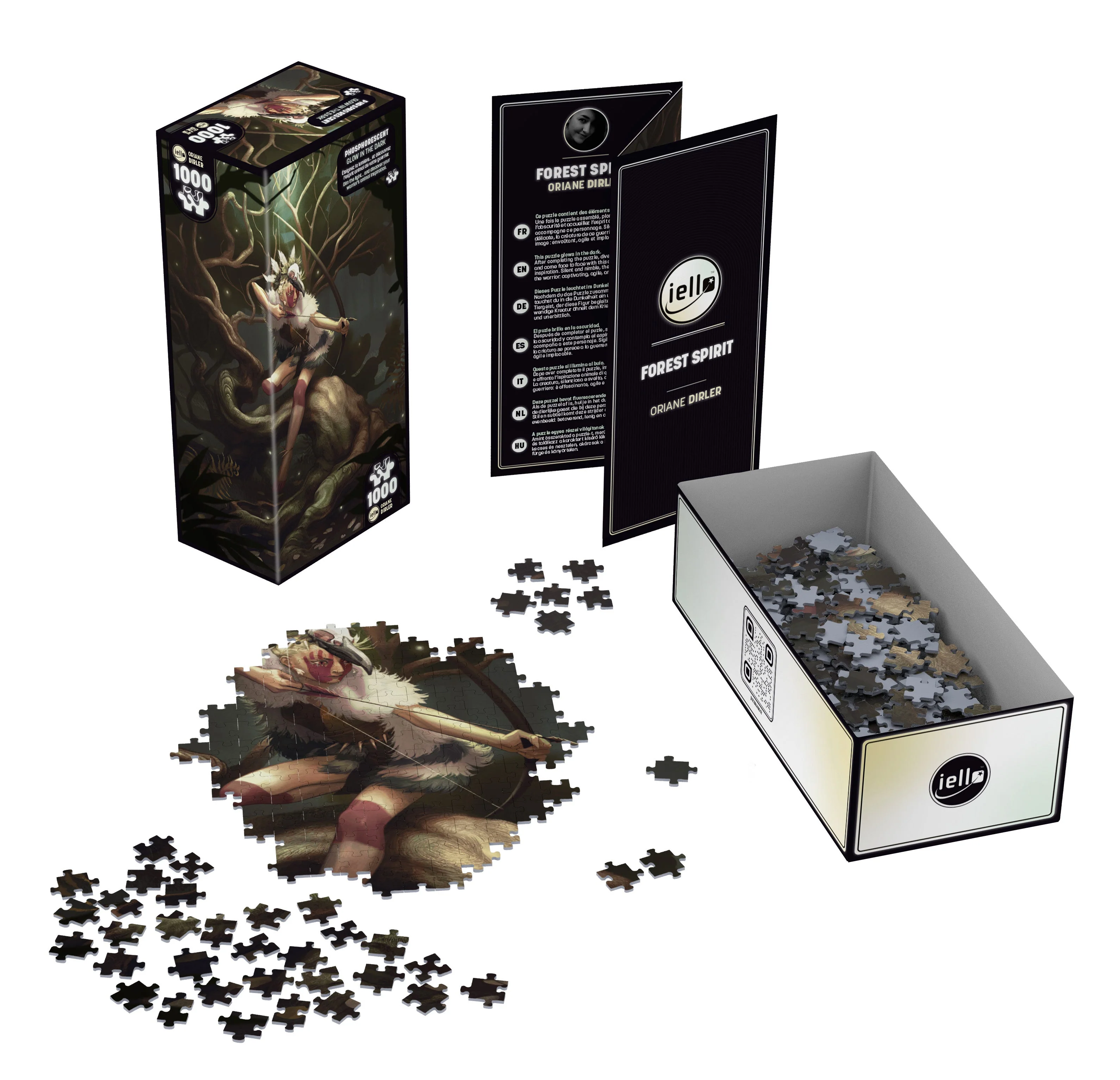 1000 Piece Puzzle - Phospo: Forest Spirit - Image 3