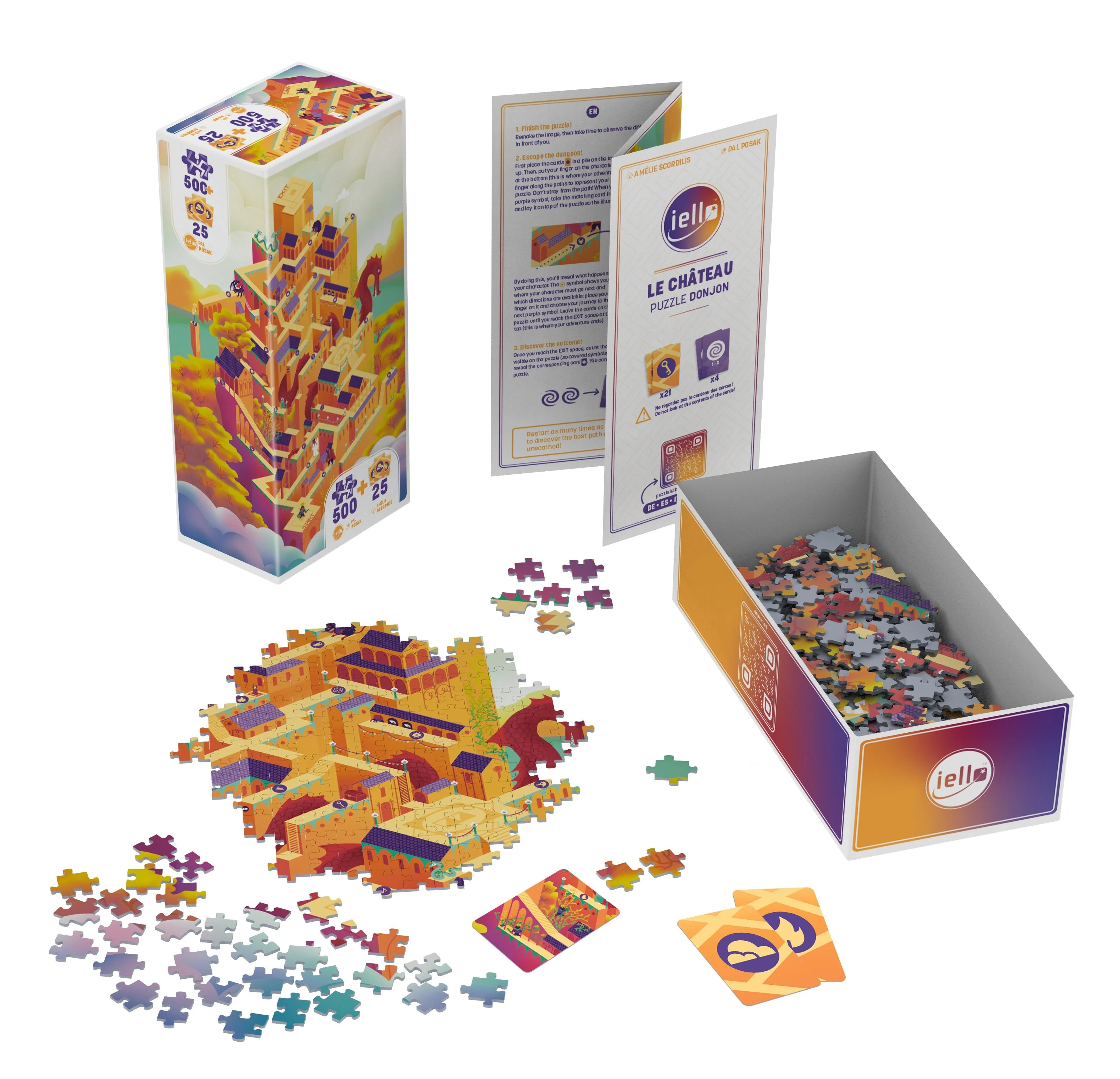 500 Piece Puzzle - Chateau - Image 4