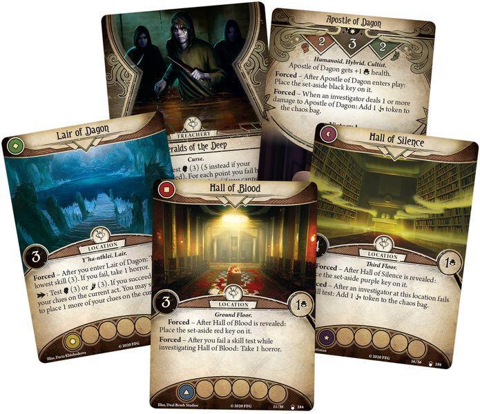 Arkham Horror: The Card Game – The Lair of Dagon: Mythos Pack - Image 3