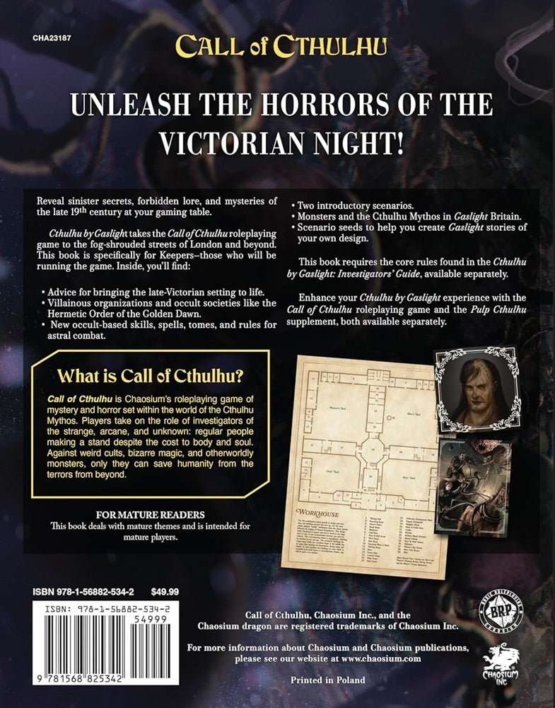 Call of Cthulhu - Cthulhu By Gaslight - Keeper's Guide - Image 2