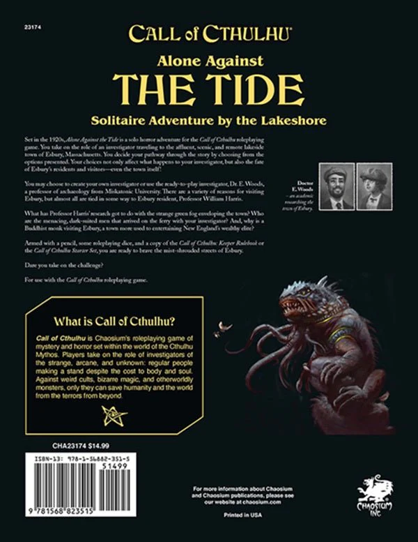 Call of Cthulhu RPG - Alone Against the Tide - Image 2