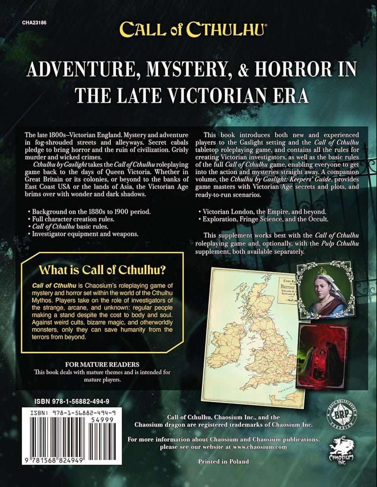 Call of Cthulhu RPG - Cthulhu by Gaslight - Investigator’s Guide - Image 2