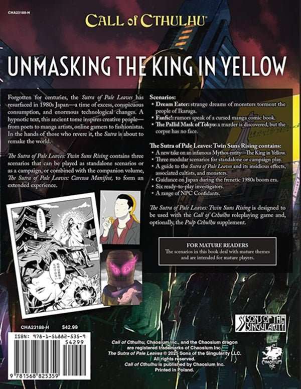 Call of Cthulhu RPG - The Sutra of Pale Leaves: Twin Suns Rising - Image 2