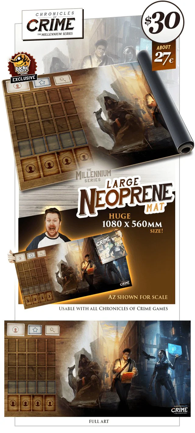 Chronicles of Crime: The Millennium Series Collector's Box and Playmat - Image 2