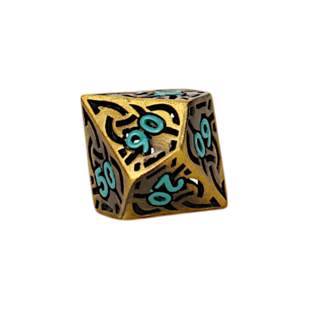 Clockwork Sun Dice Set Ancient Bronze - Image 4