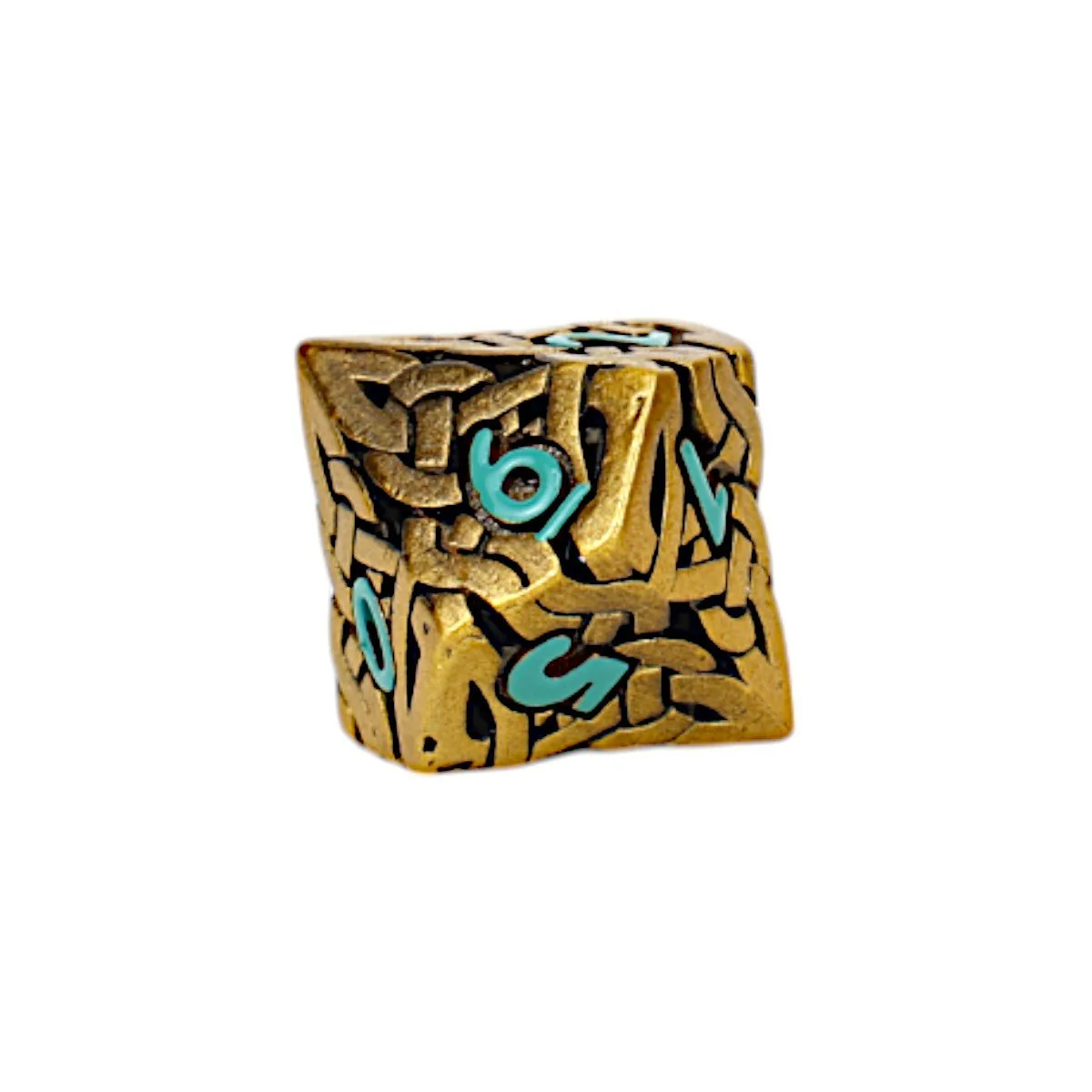 Clockwork Sun Dice Set Ancient Bronze - Image 5