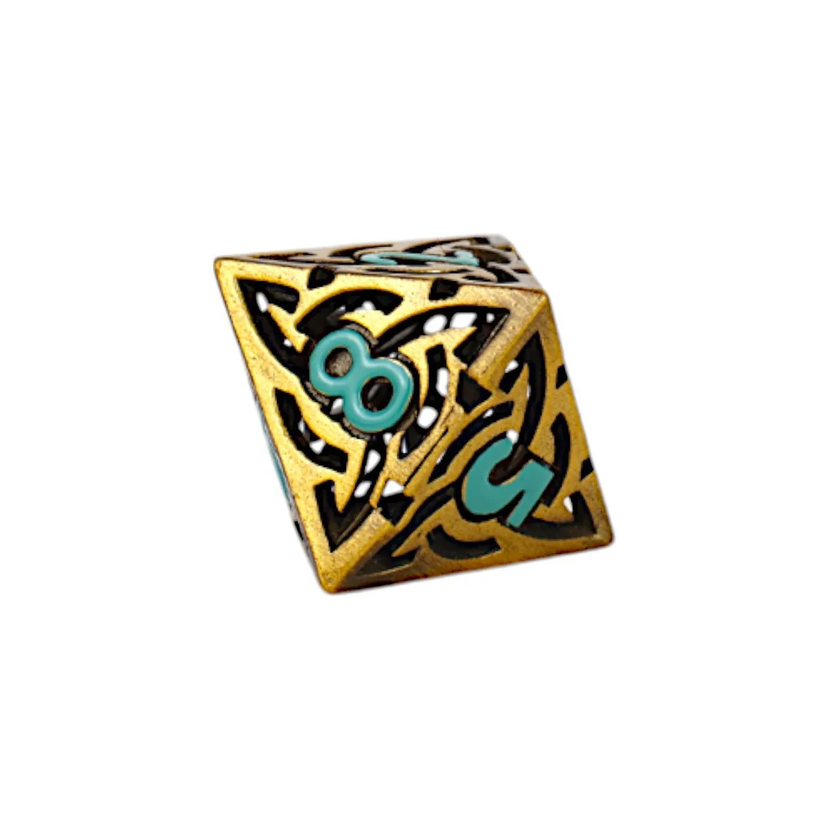 Clockwork Sun Dice Set Ancient Bronze - Image 6