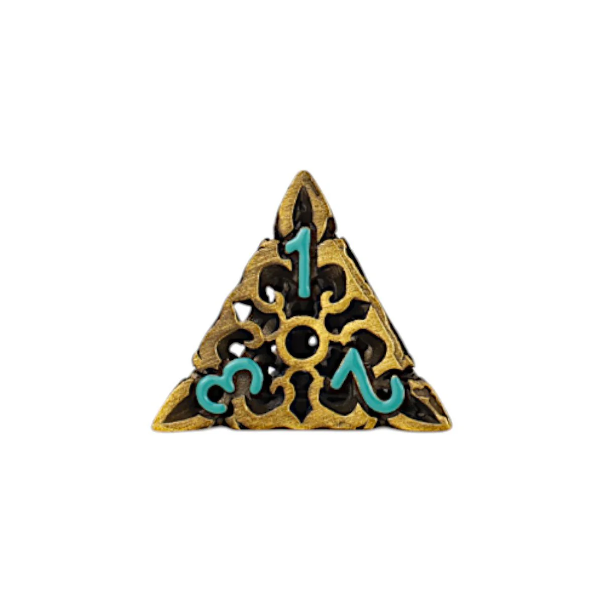 Clockwork Sun Dice Set Ancient Bronze - Image 8