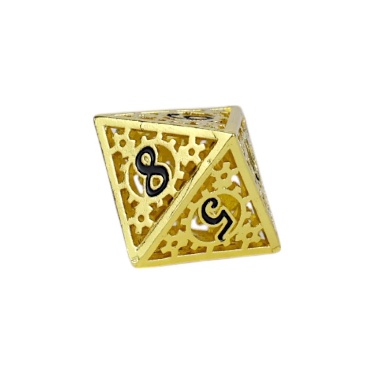 Clockwork Sun Dice Set Black/Gold - Image 6