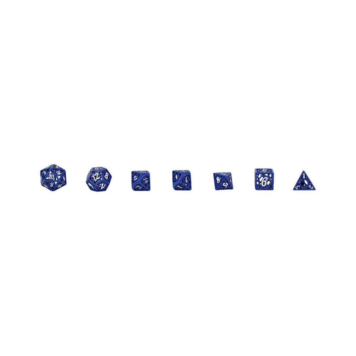 Clockwork Sun Dice Set Blue/White - Image 9