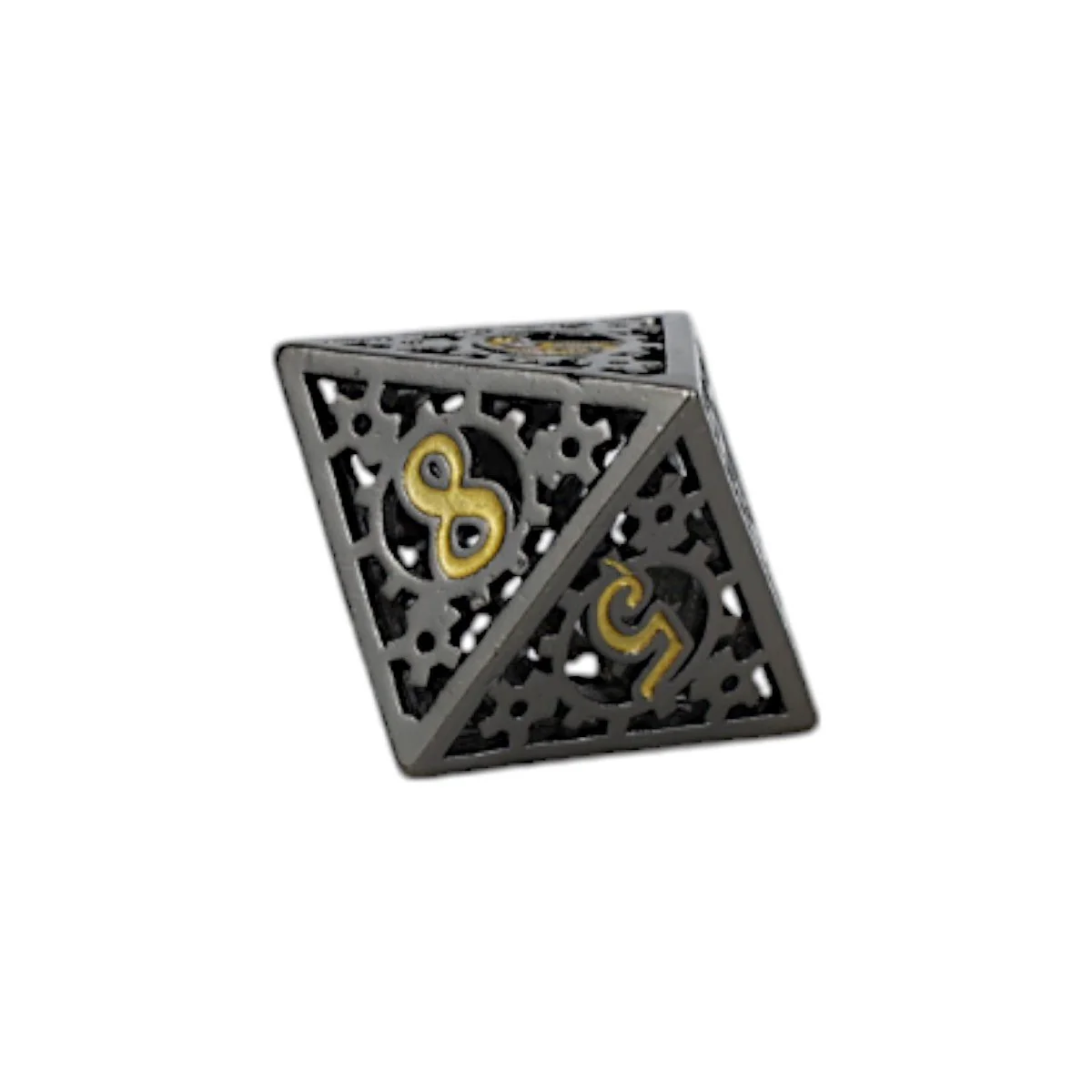 Clockwork Sun Dice Set Gold/Black - Image 6