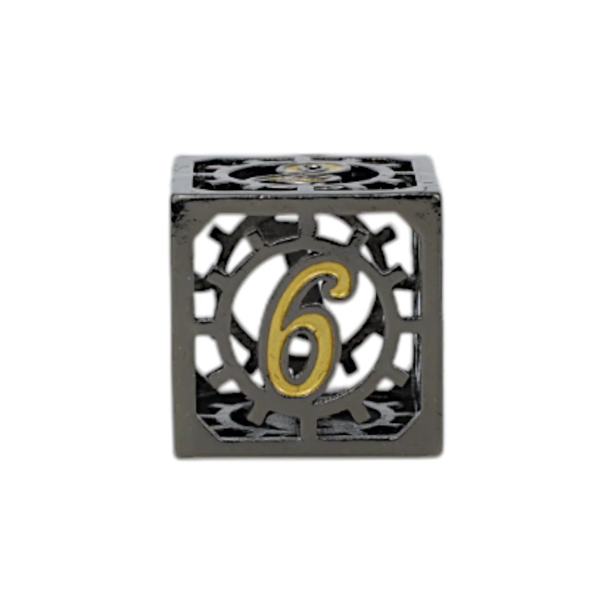 Clockwork Sun Dice Set Gold/Black - Image 7