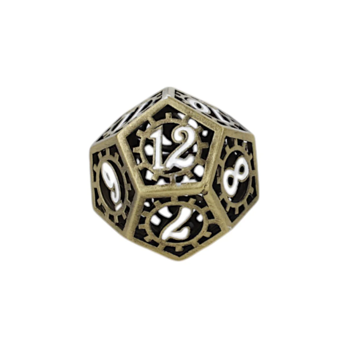 Clockwork Sun Dice Set Tarnished Gold - Image 3