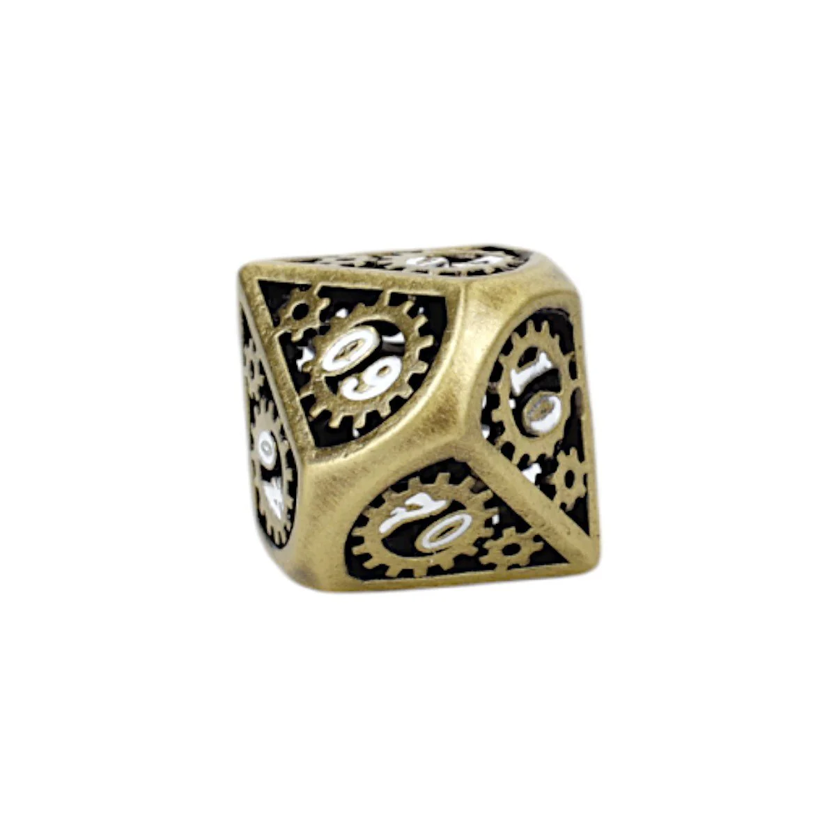 Clockwork Sun Dice Set Tarnished Gold - Image 4