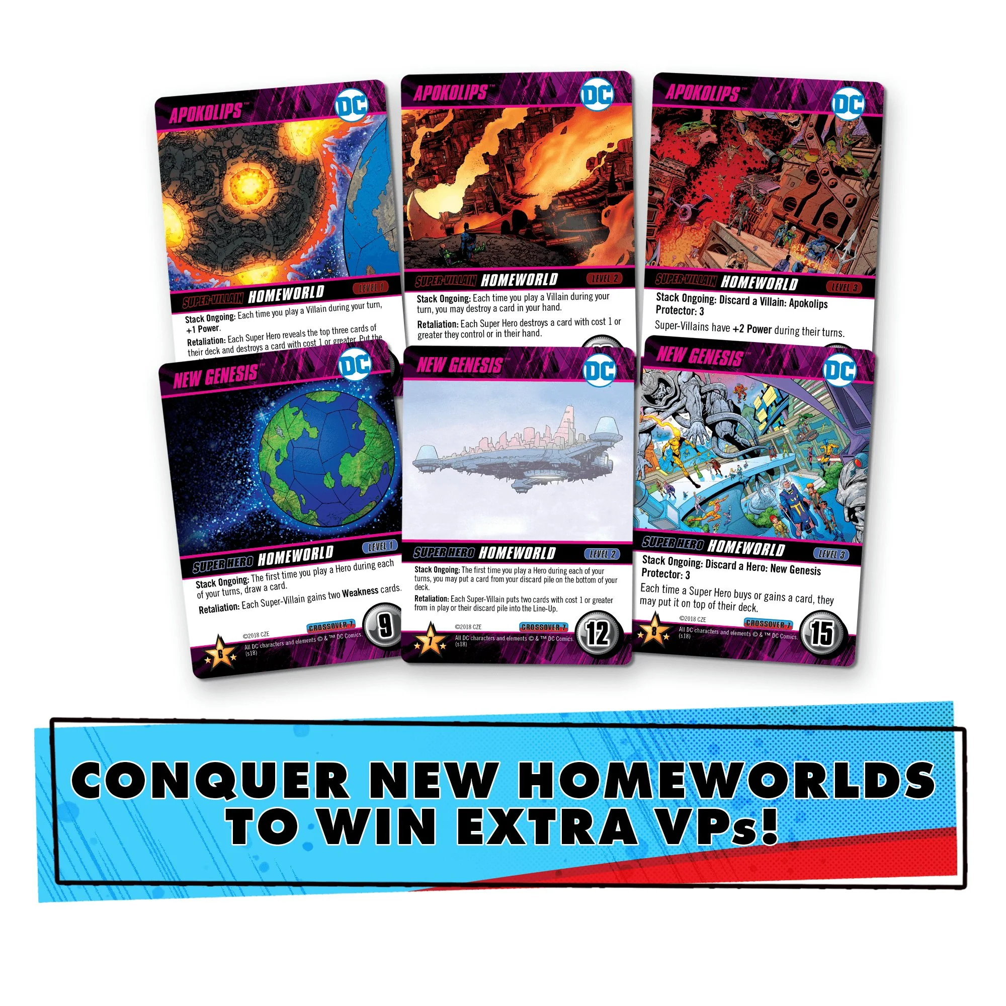 DC Comics Deck-Building Game: Crossover Expansion Pack #7: New Gods - Image 2