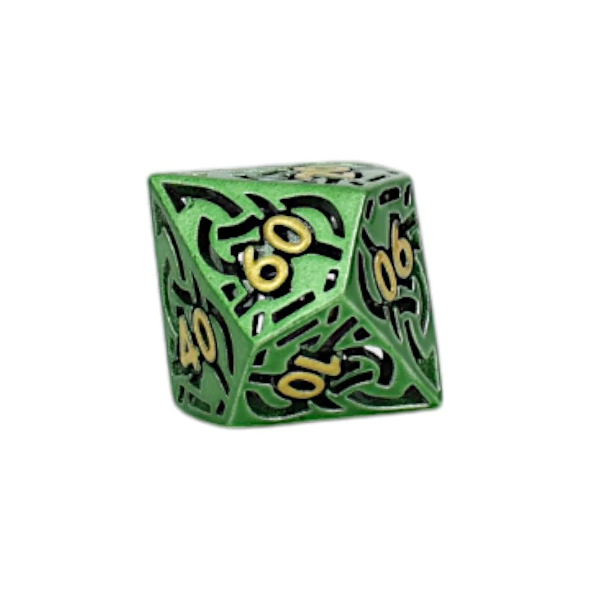 Celtic Hollow Dice Set Old Gold - Image 4