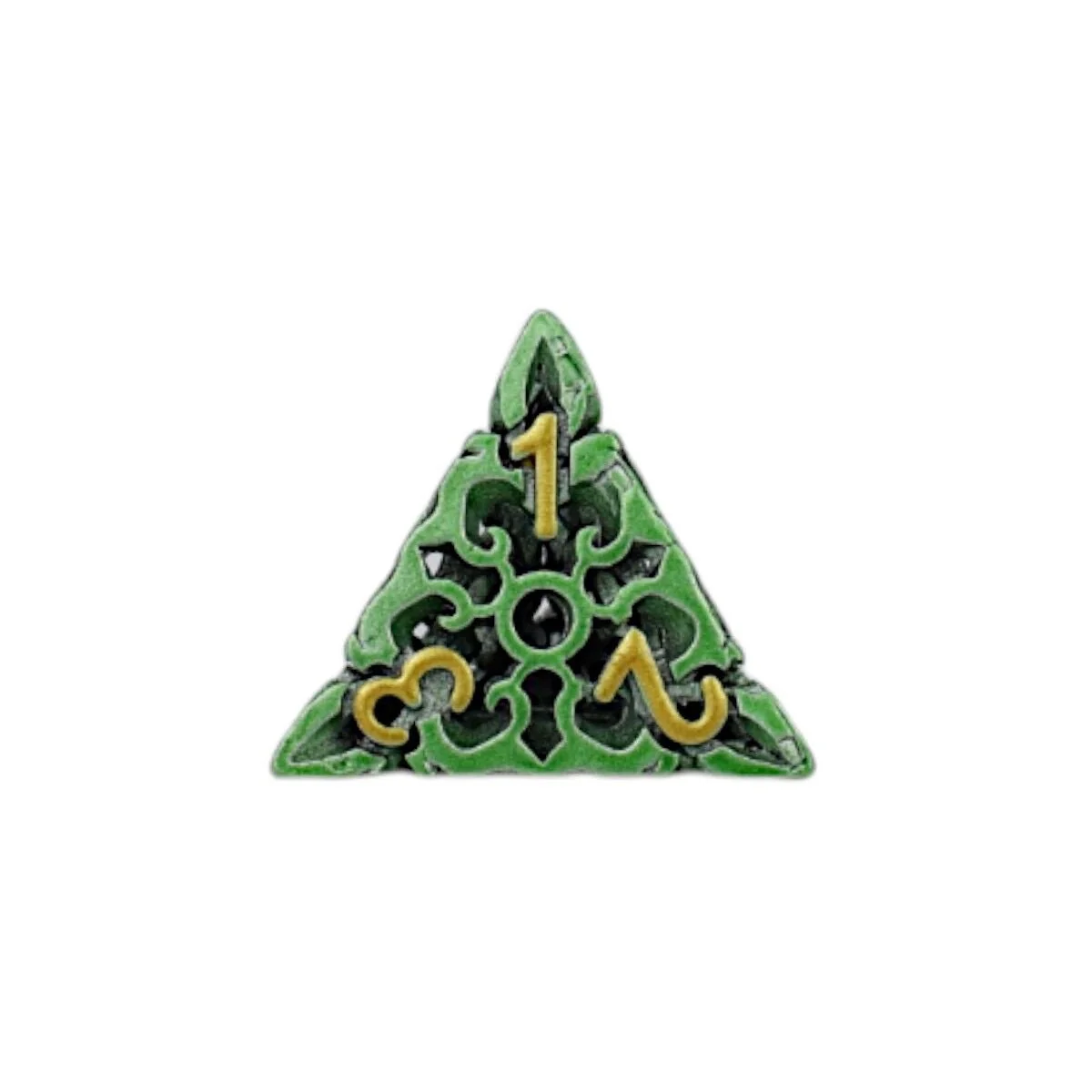 Celtic Hollow Dice Set Old Gold - Image 8