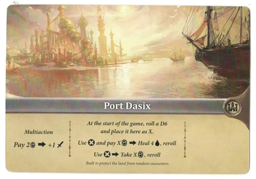 Dice Tower Enchanters: Port Dasix (Promo Card)