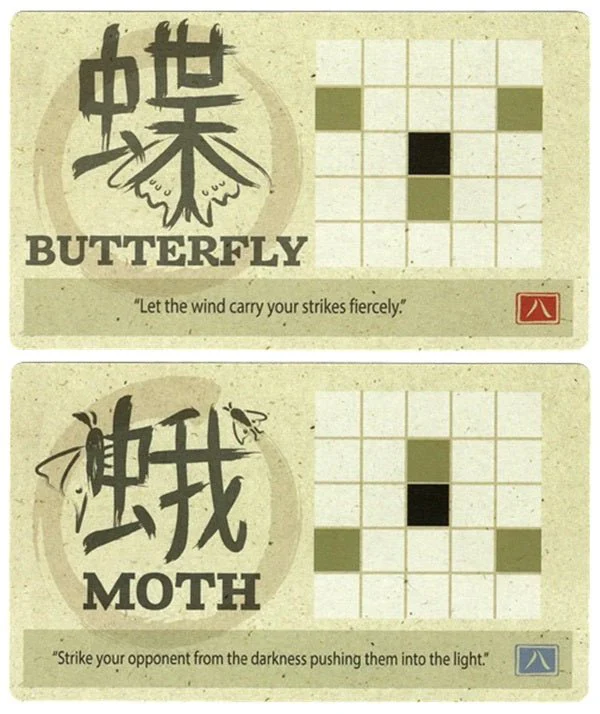 Dice Tower Onitama: Moth and Butterfly (Promo Card)