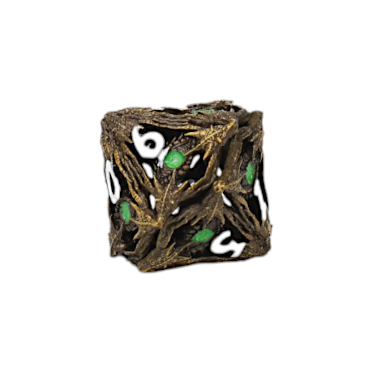 Dragon Eye Dice Set Ancient Bronze/Green - Image 5