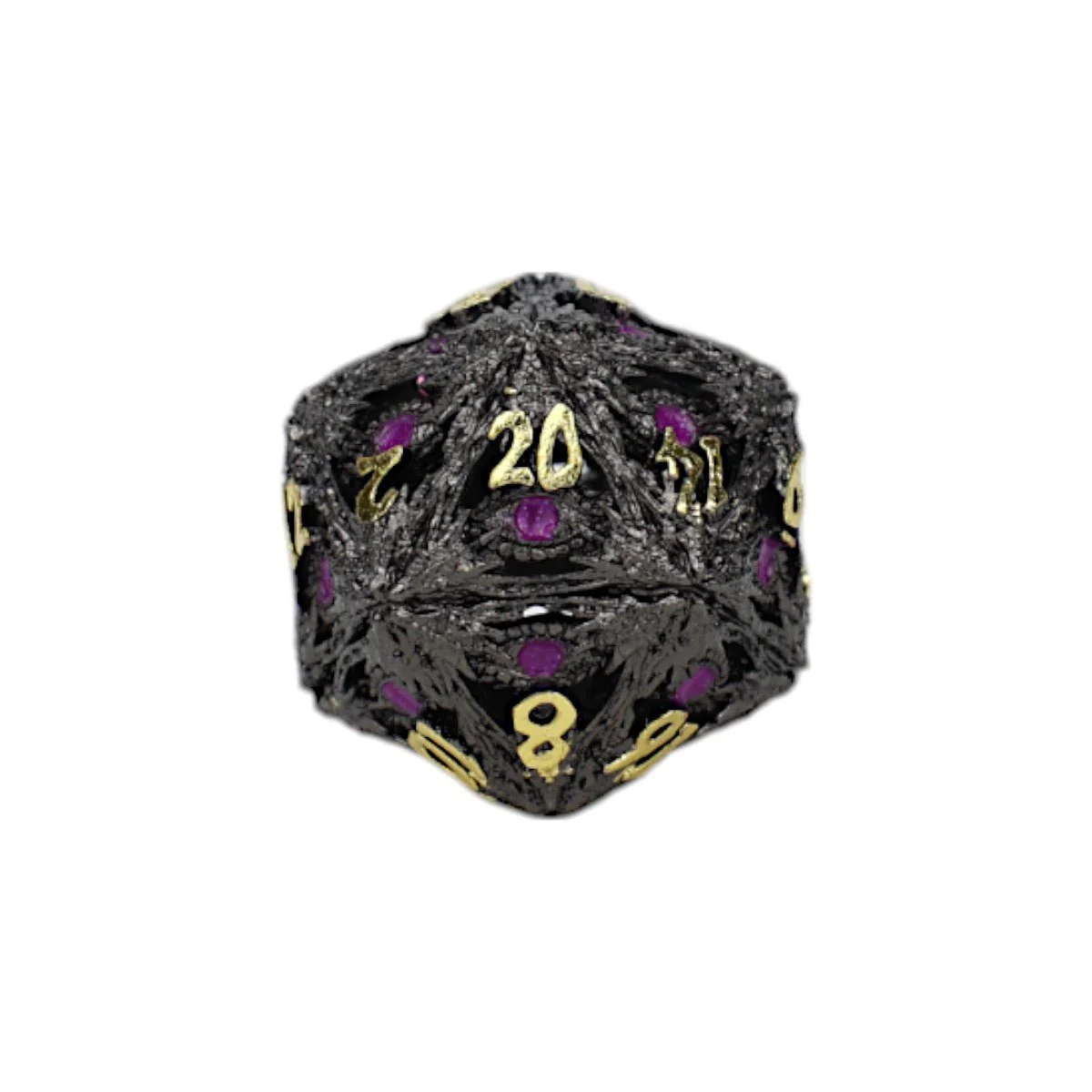 Dragon Eye Dice Set Black/Gold - Image 2