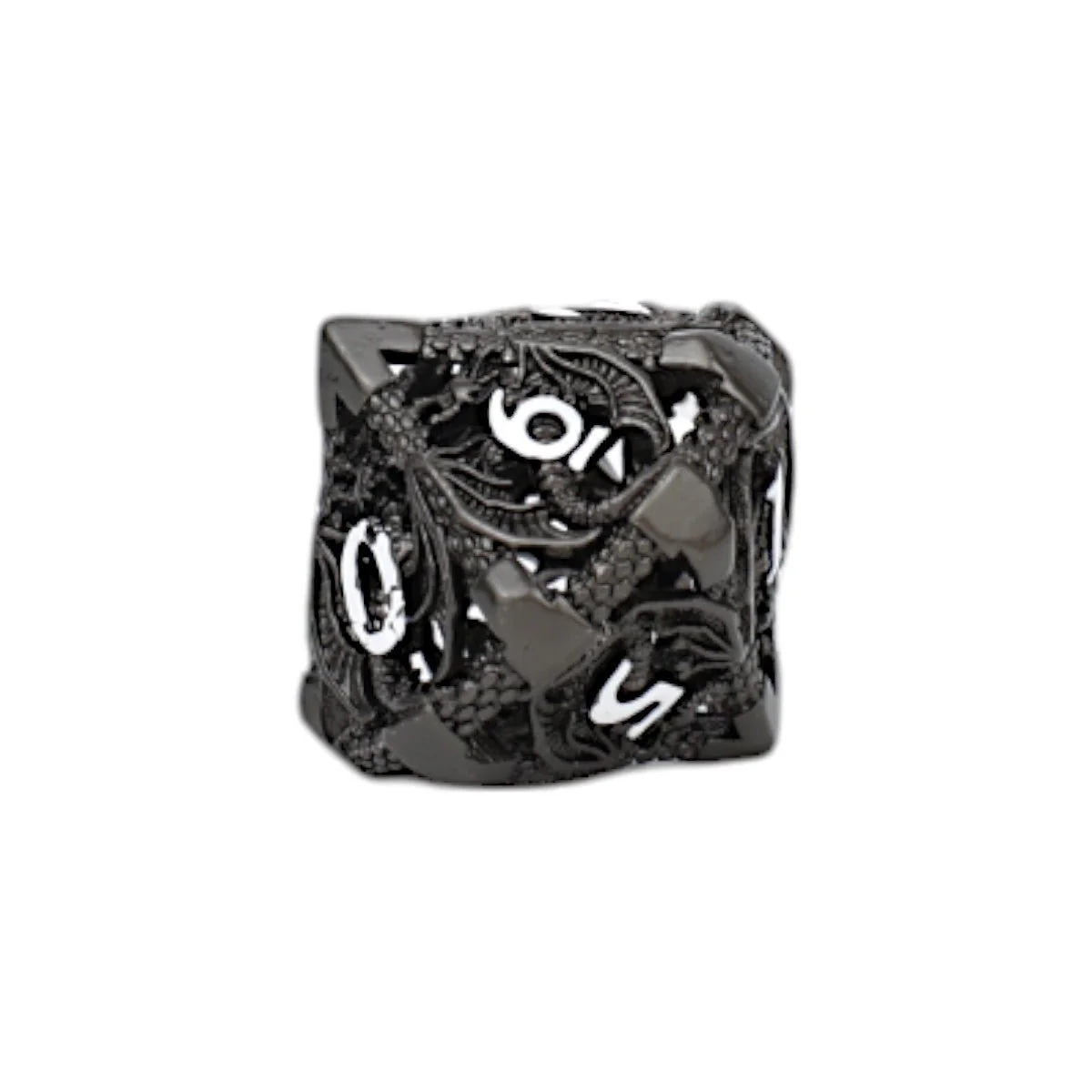 Dragon Hollow Dice Set Metal/Black - Image 5
