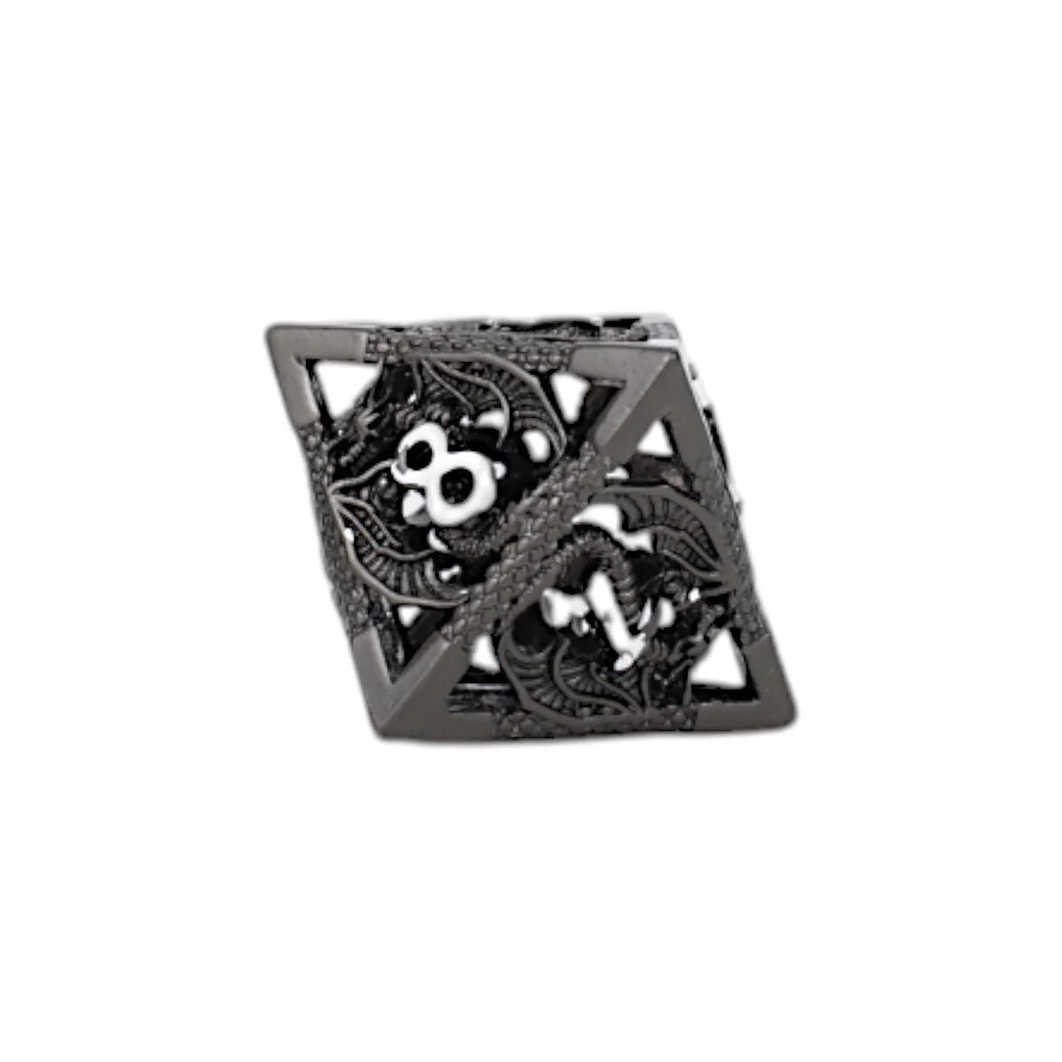 Dragon Hollow Dice Set Metal/Black - Image 6