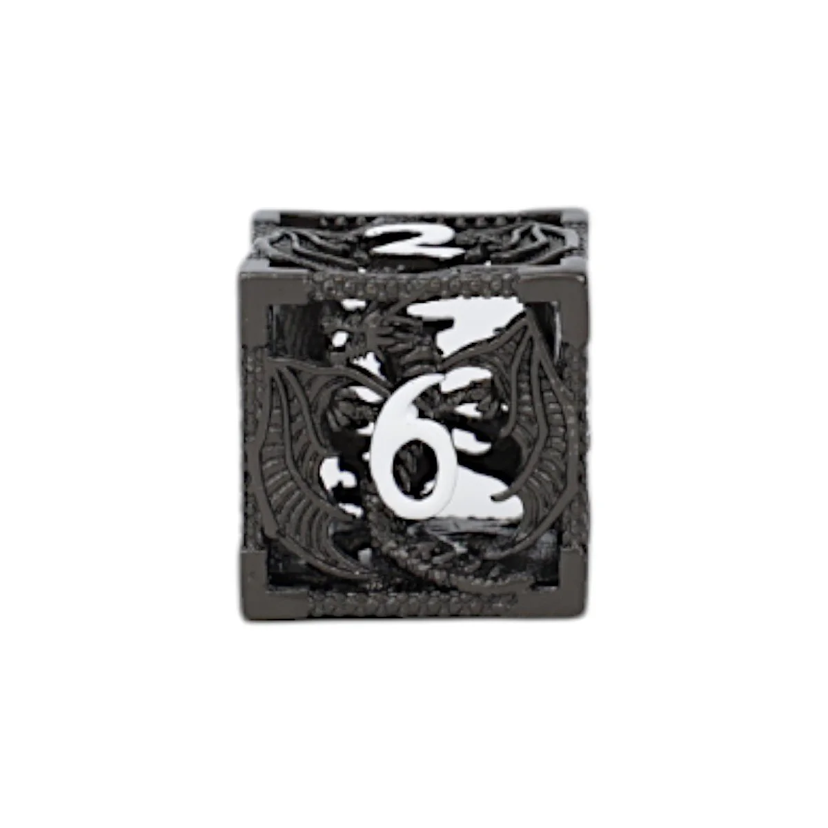 Dragon Hollow Dice Set Metal/Black - Image 7