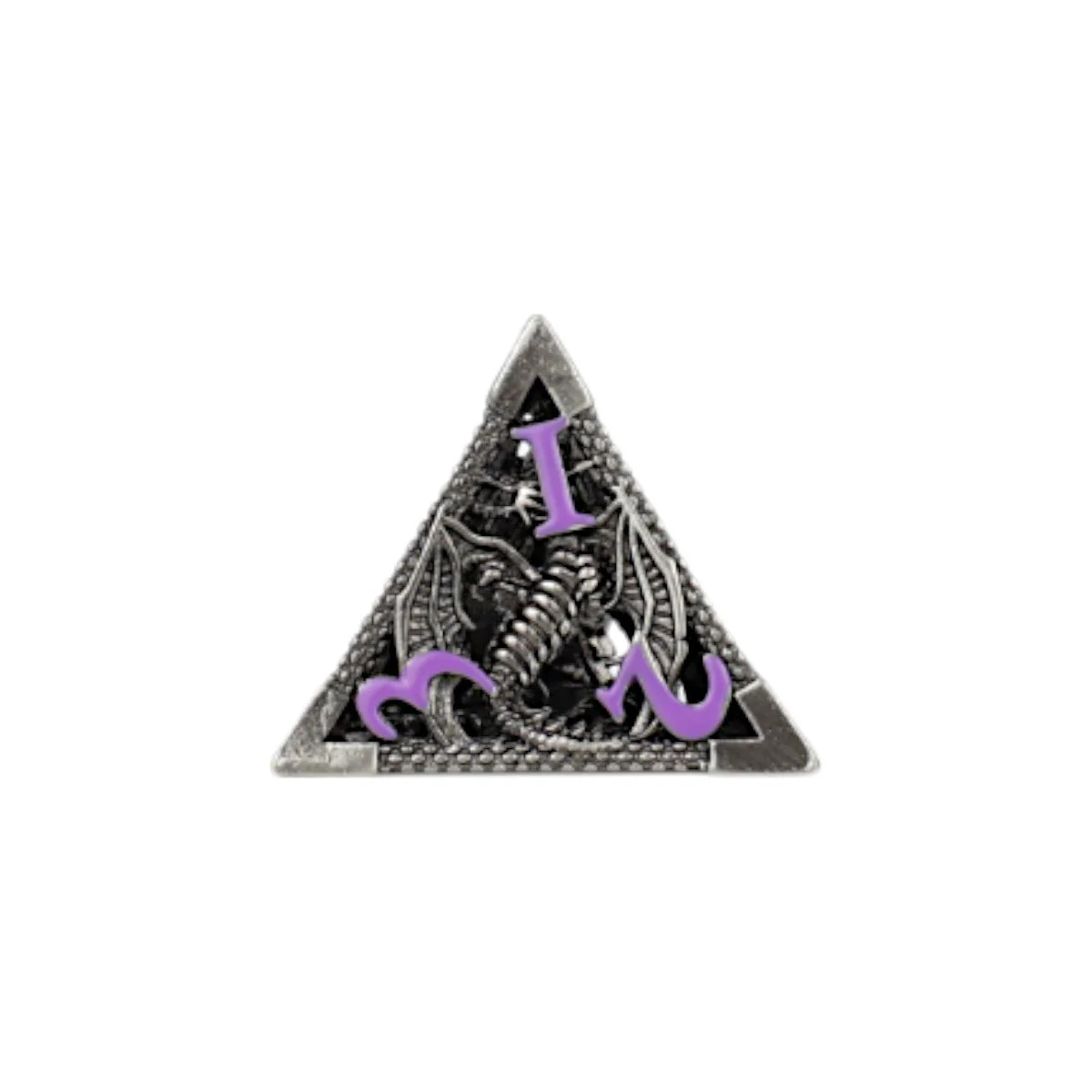 Dragon Hollow Dice Set Metal/Purple - Image 8