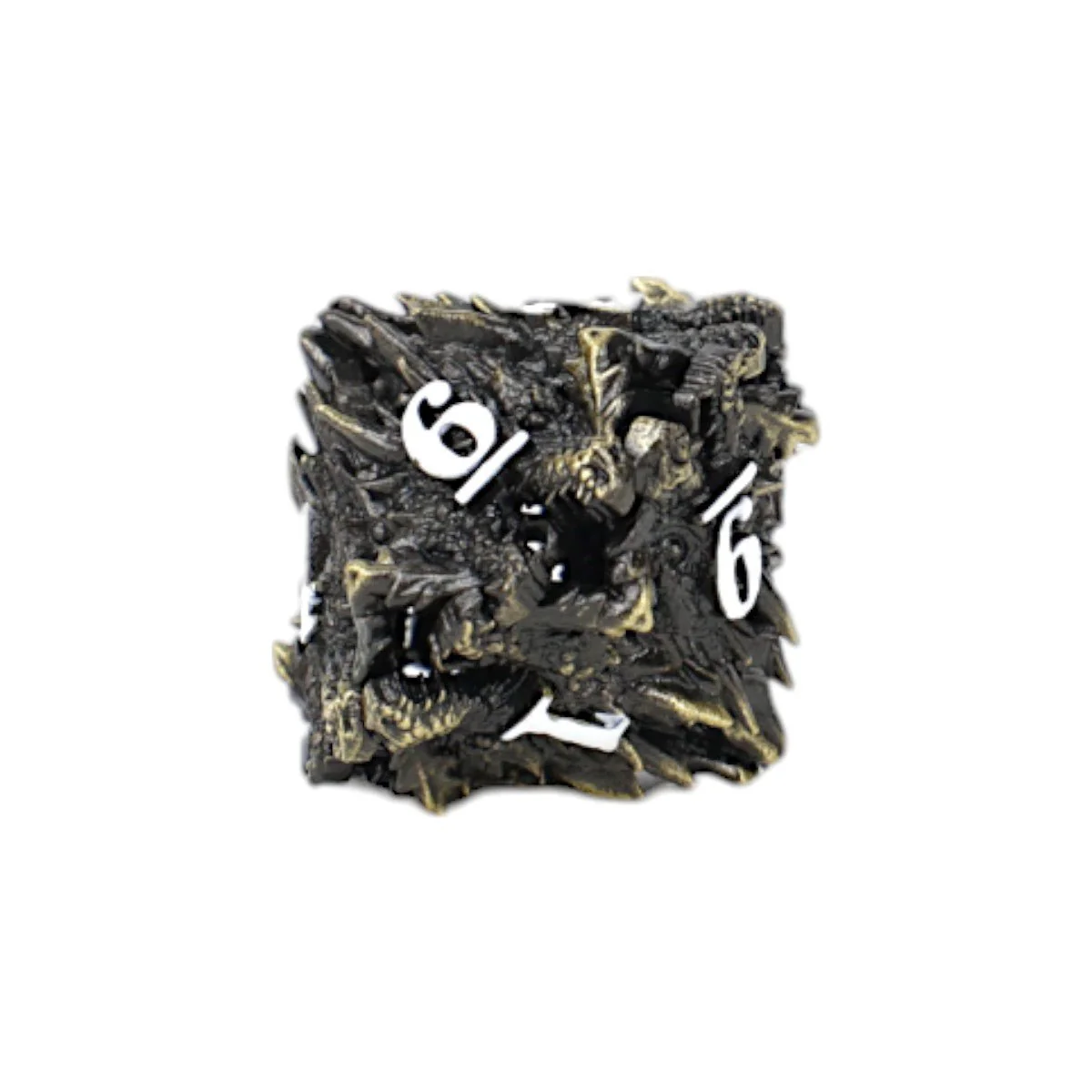 Dragon Rage Dice Set Tarnished Gold - Image 4