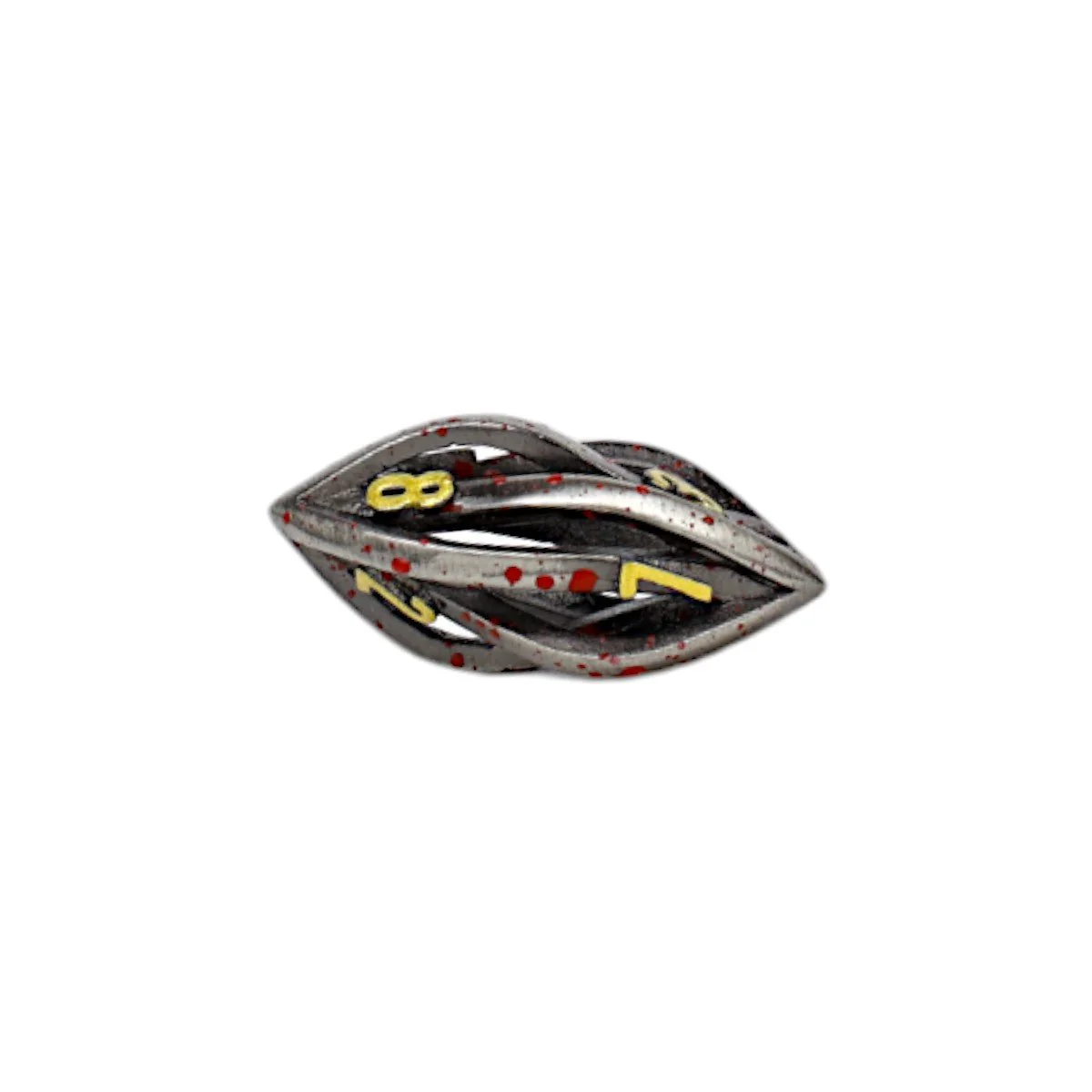 Elliptic Hollow Dice Set Bloodied Metal - Image 6