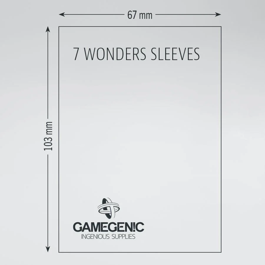 GameGenic Prime 7 Wonders Sleeves 67x103 - Image 3