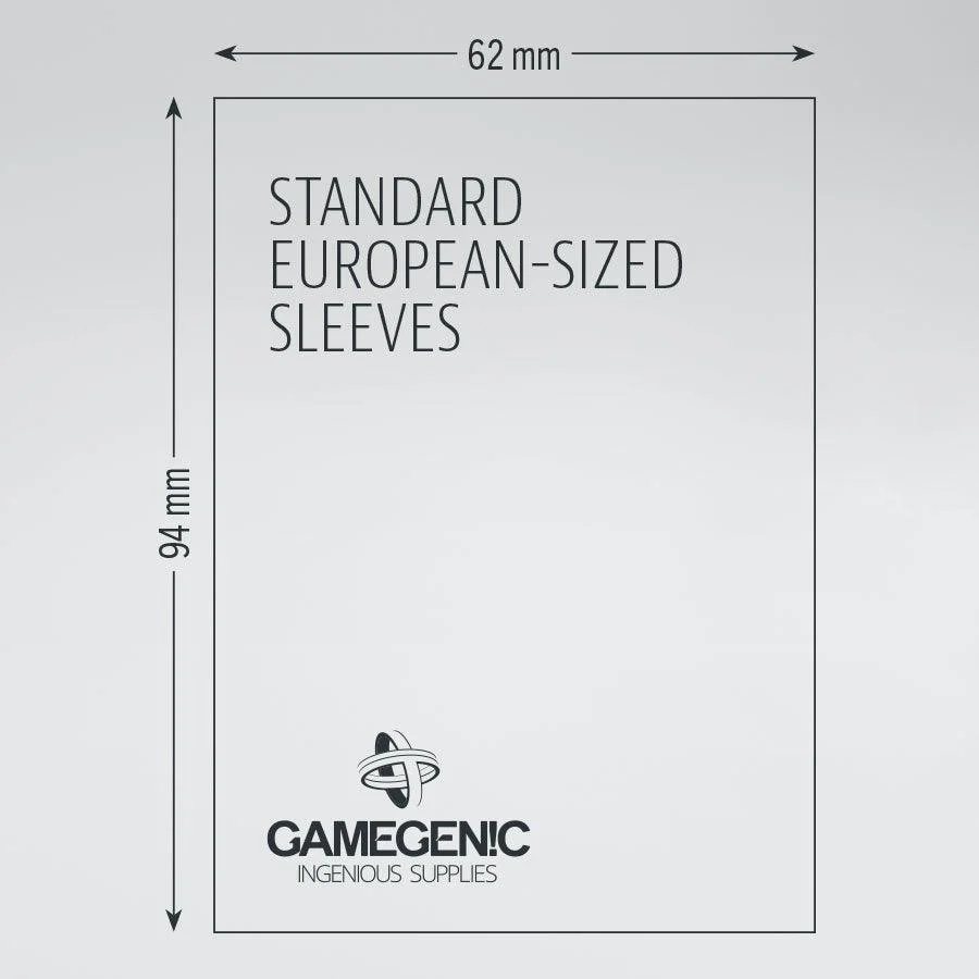 GameGenic Prime Standard European Sleeves 62x94 - Image 3