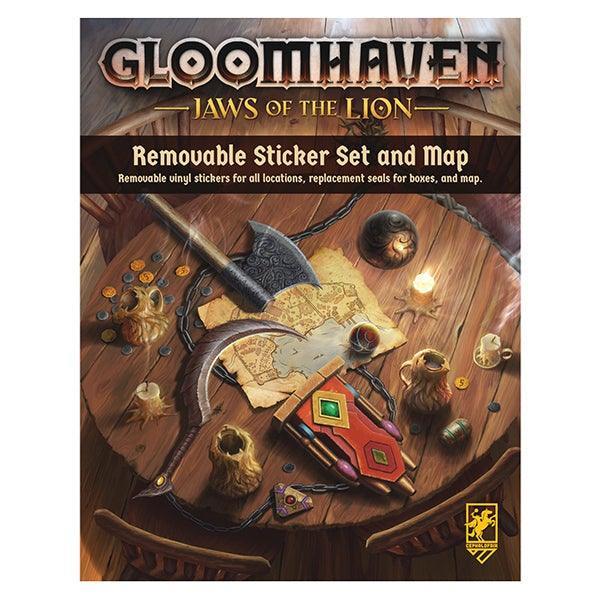 Gloomhaven: Jaws of The Lion - Removable Sticker Set & Map