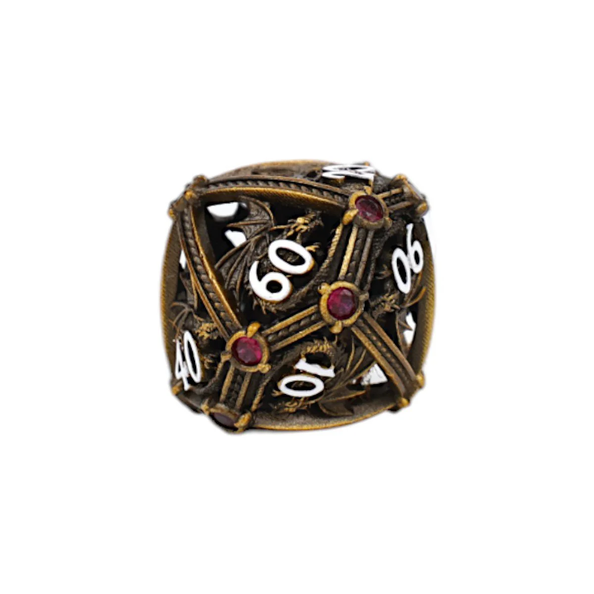 Hoard Guardian Dice Set Ancient Bronze/Red - Image 4