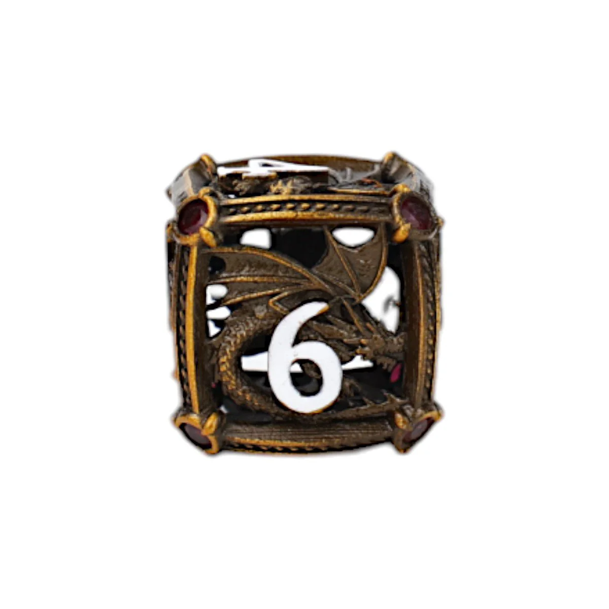 Hoard Guardian Dice Set Ancient Bronze/Red - Image 7