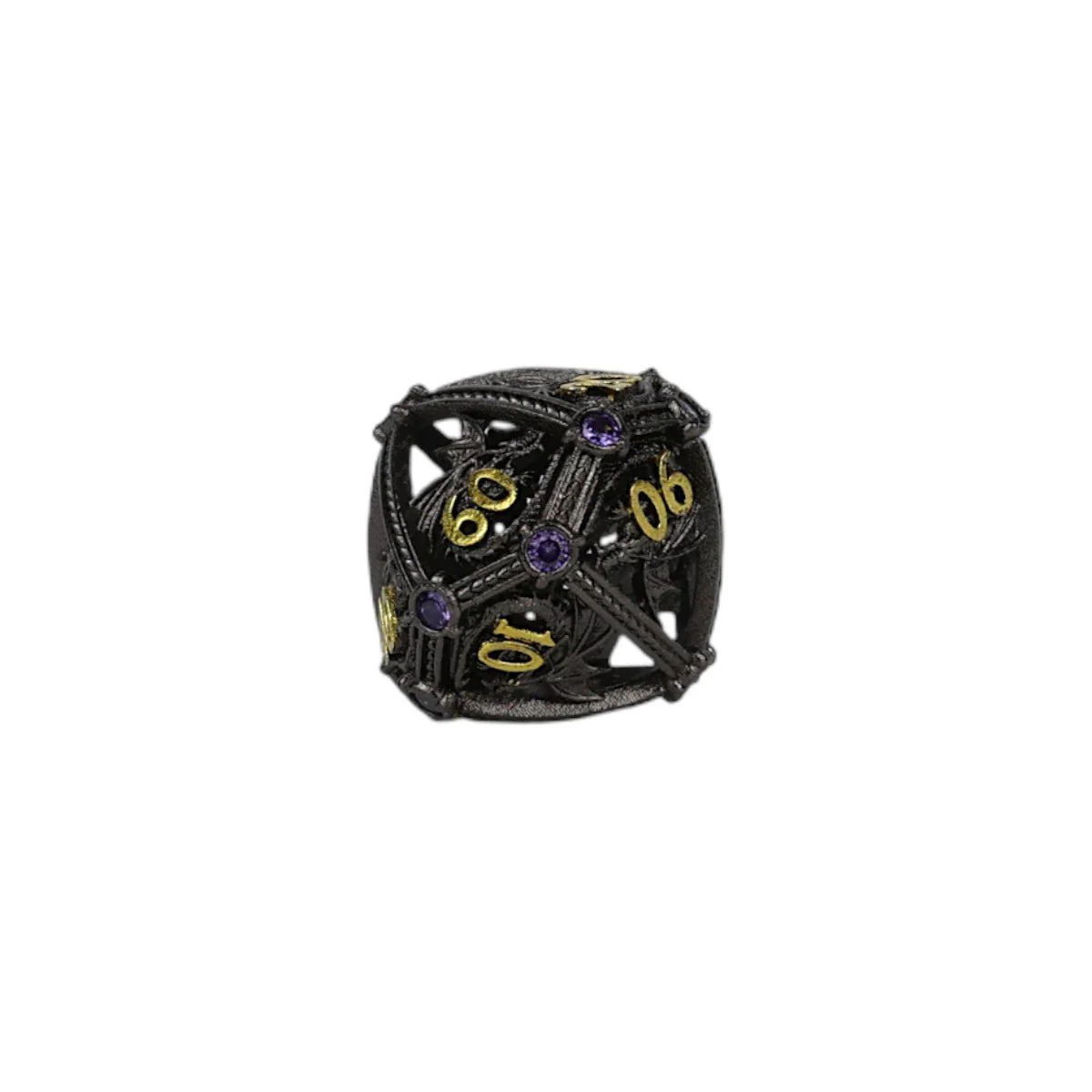 Hoard Guardian Dice Set Black/Gold - Image 5