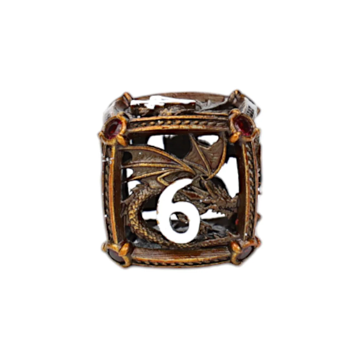 Hoard Guardian Dice Set Gold/Red - Image 7