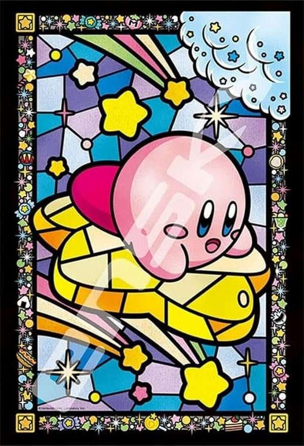 Jigsaw Puzzle 300-AC060 Kirby - Sparkling Star Ride (300 pcs)