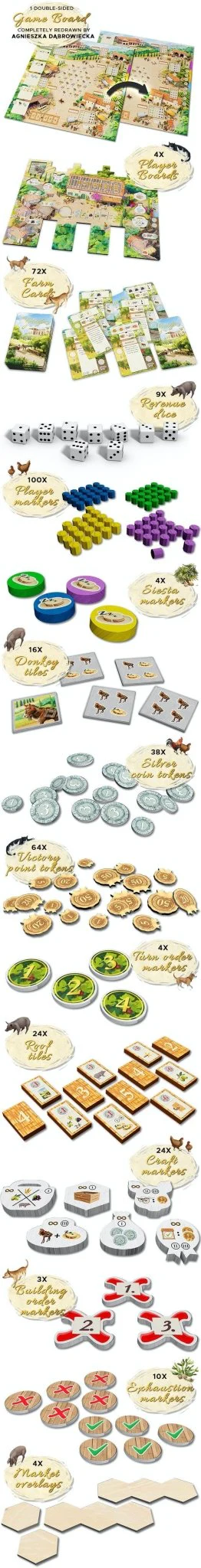 La Granja: Deluxe Master Set (Donkey Pen + Wooden Donkeys + Cardboard 3D Pen) - Image 2
