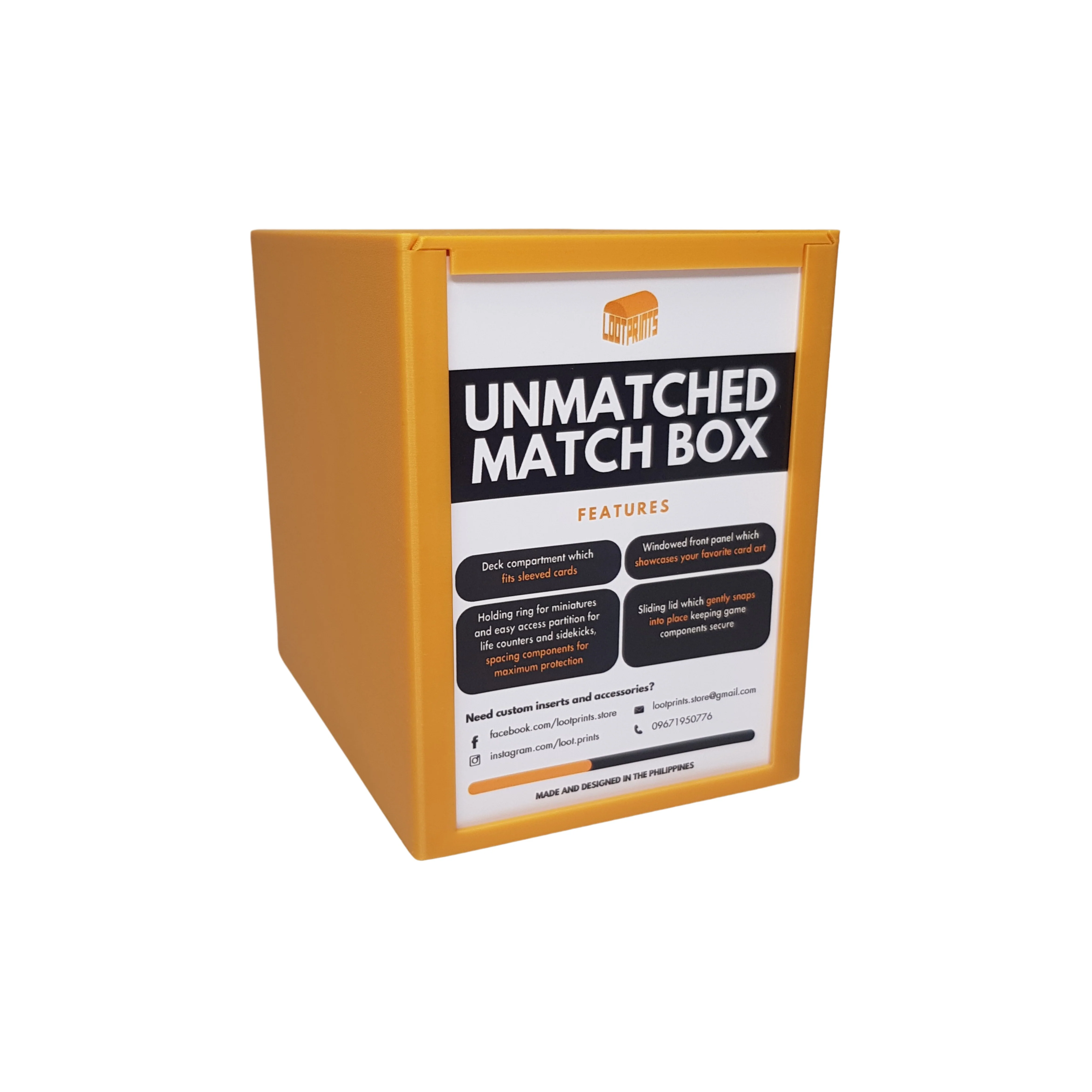 Loot Prints Match Box for Unmatched (Color Variation)