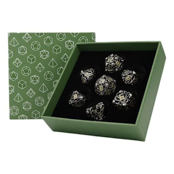 Tentacular Dice Set Chrome/Gold