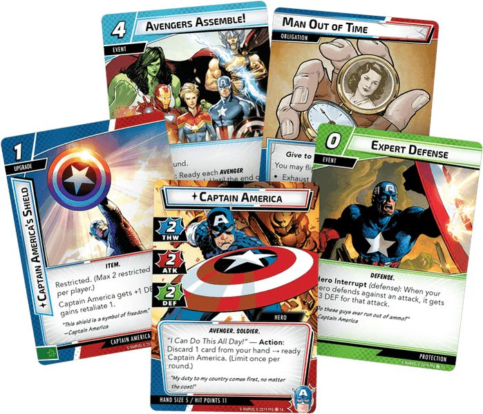 Marvel Champions: The Card Game – Captain America Hero Pack - Image 2