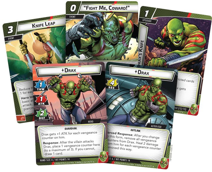 Marvel Champions: The Card Game – Drax Hero Pack - Image 2