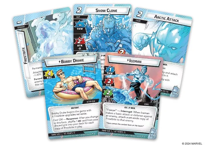 Marvel Champions: The Card Game – Iceman Hero Pack - Image 4