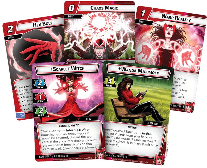 Marvel Champions: The Card Game – Scarlet Witch Hero Pack - Image 2