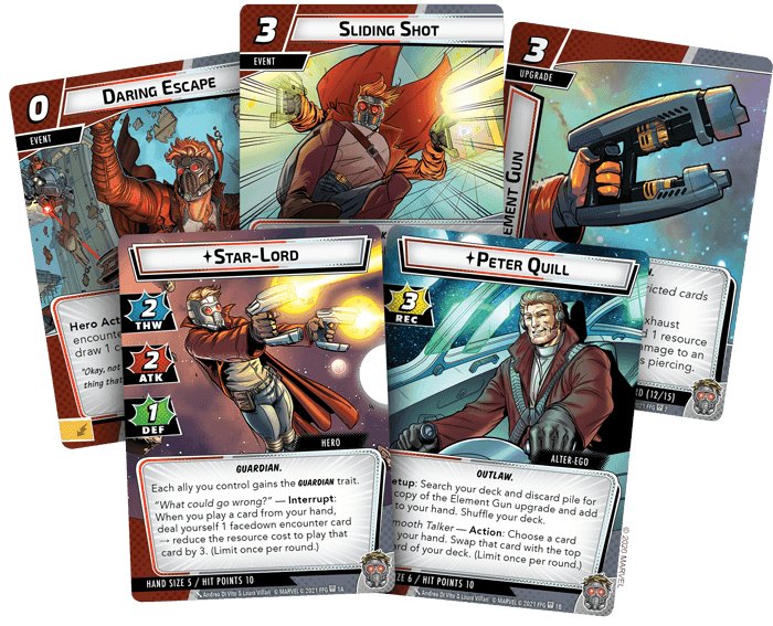 Marvel Champions: The Card Game – Star-Lord Hero Pack - Image 2