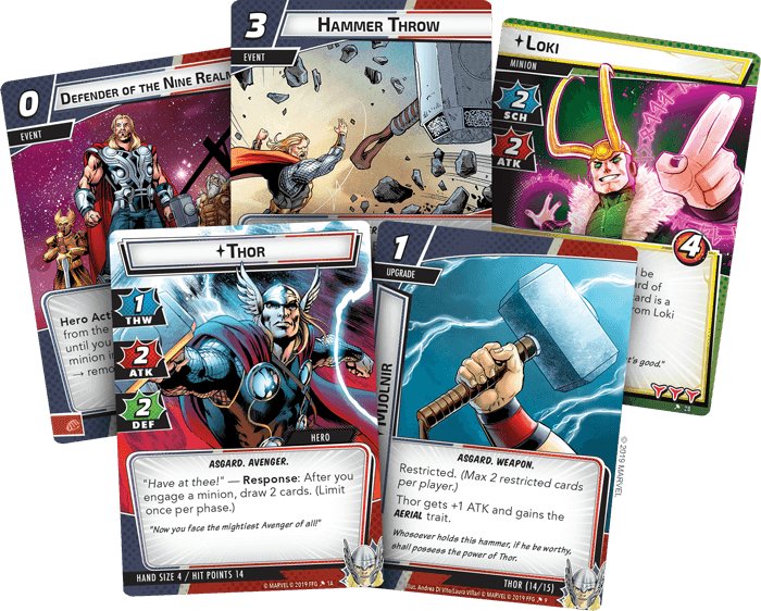 Marvel Champions: The Card Game – Thor Hero Pack - Image 2