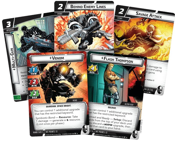 Marvel Champions: The Card Game – Venom Hero Pack - Image 2