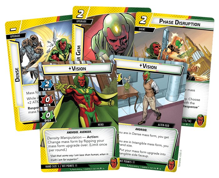 Marvel Champions: The Card Game – Vision Hero Pack - Image 2